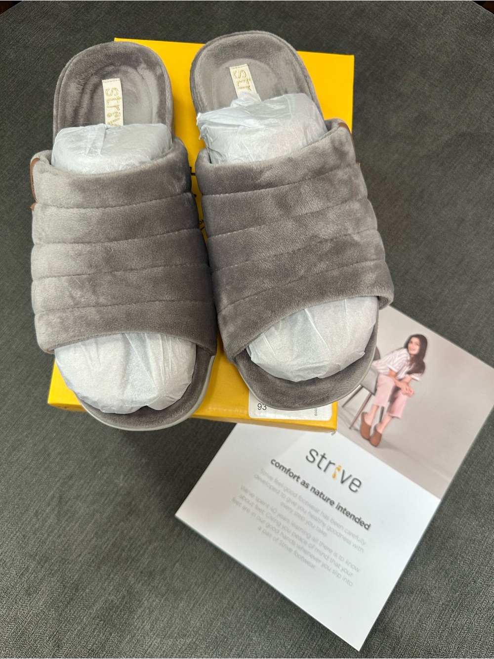 Strive Women's Marseille - Cozy Orthotic Supportive Slide Slipper